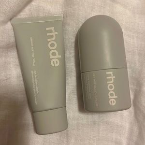 RHODE Barrier Restore Cream and RHODE Peptide Glazing Fluid